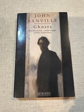 3/$10 John Banville "Ghosts" Paperback Novel - Black & Cream Cover